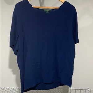 J. Crew Women's Navy Top